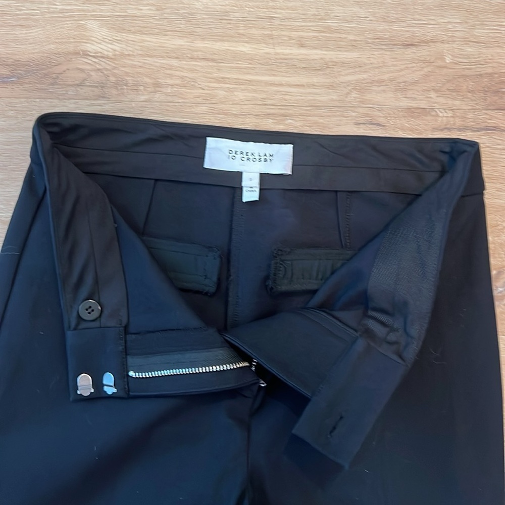 Derek Lam 10 Crosby | FLARE TROUSER Black - Size 2 - Picture 9 of 11
